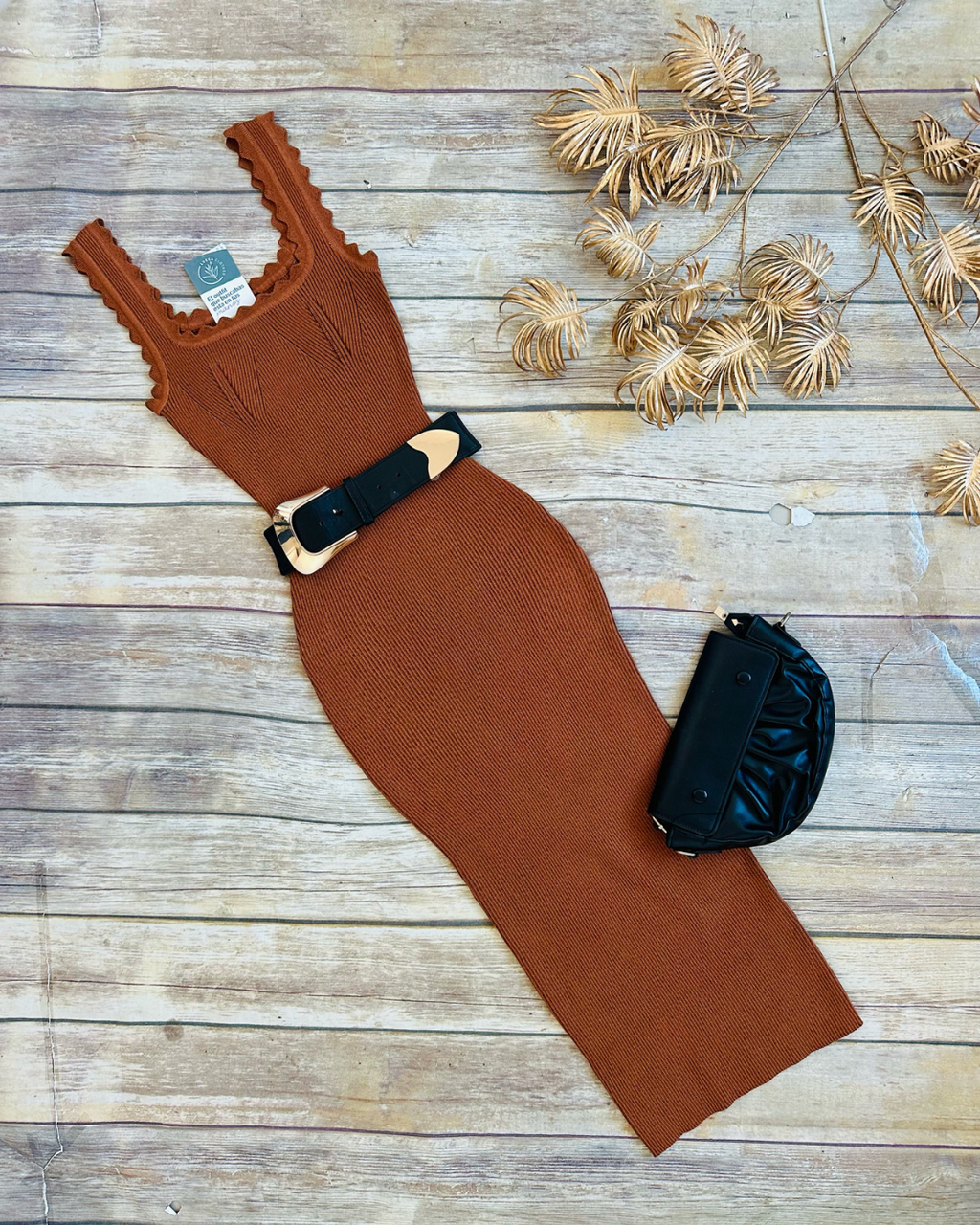 Vestido Knit Canela