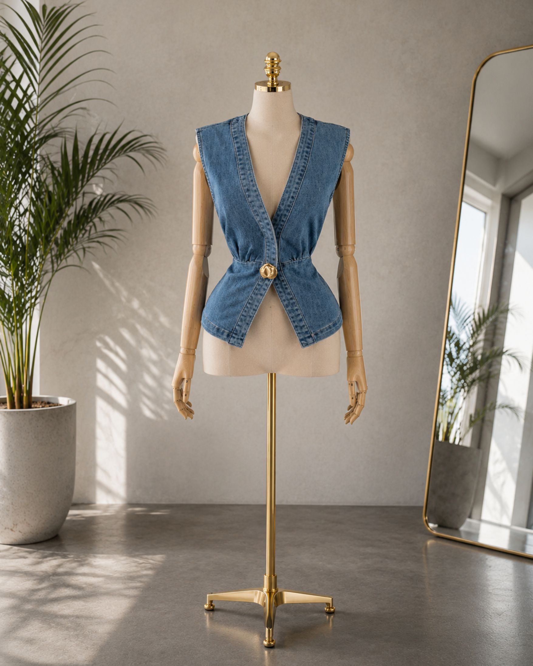 Blusa Denim Viviana