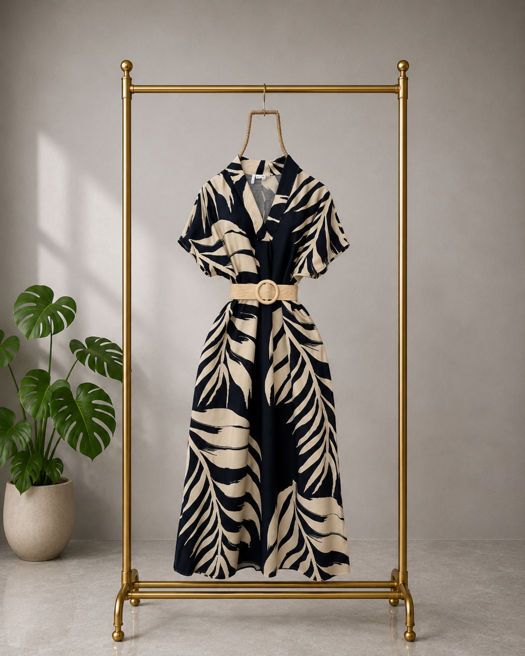 Vestido Palma Navy