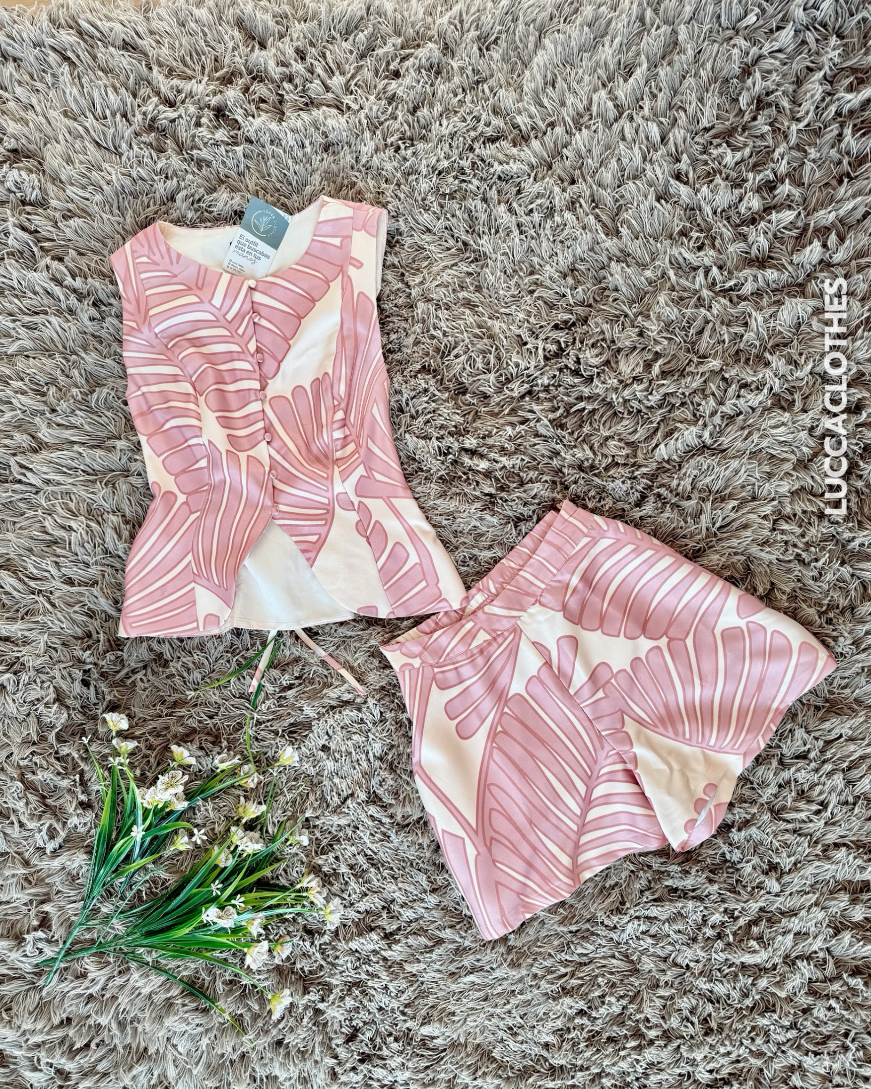 Conjunto Camila Rosa
