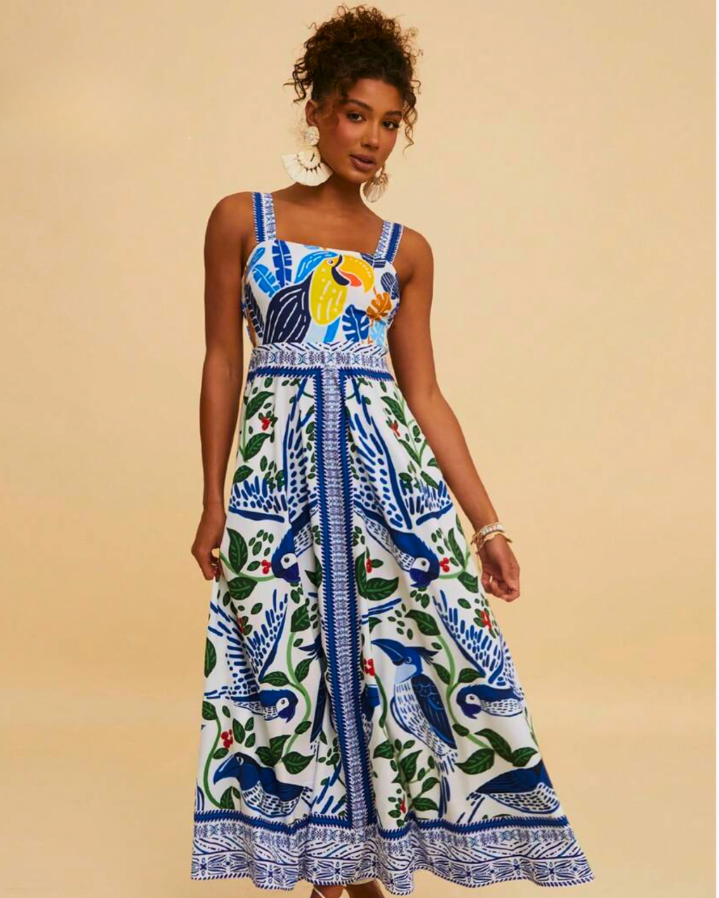 Vestido Tropical Toucan