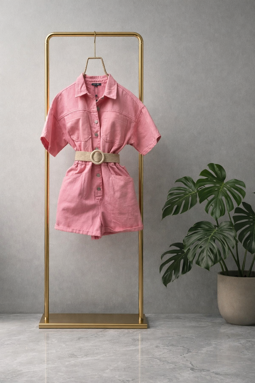 Romper Baby Pink
