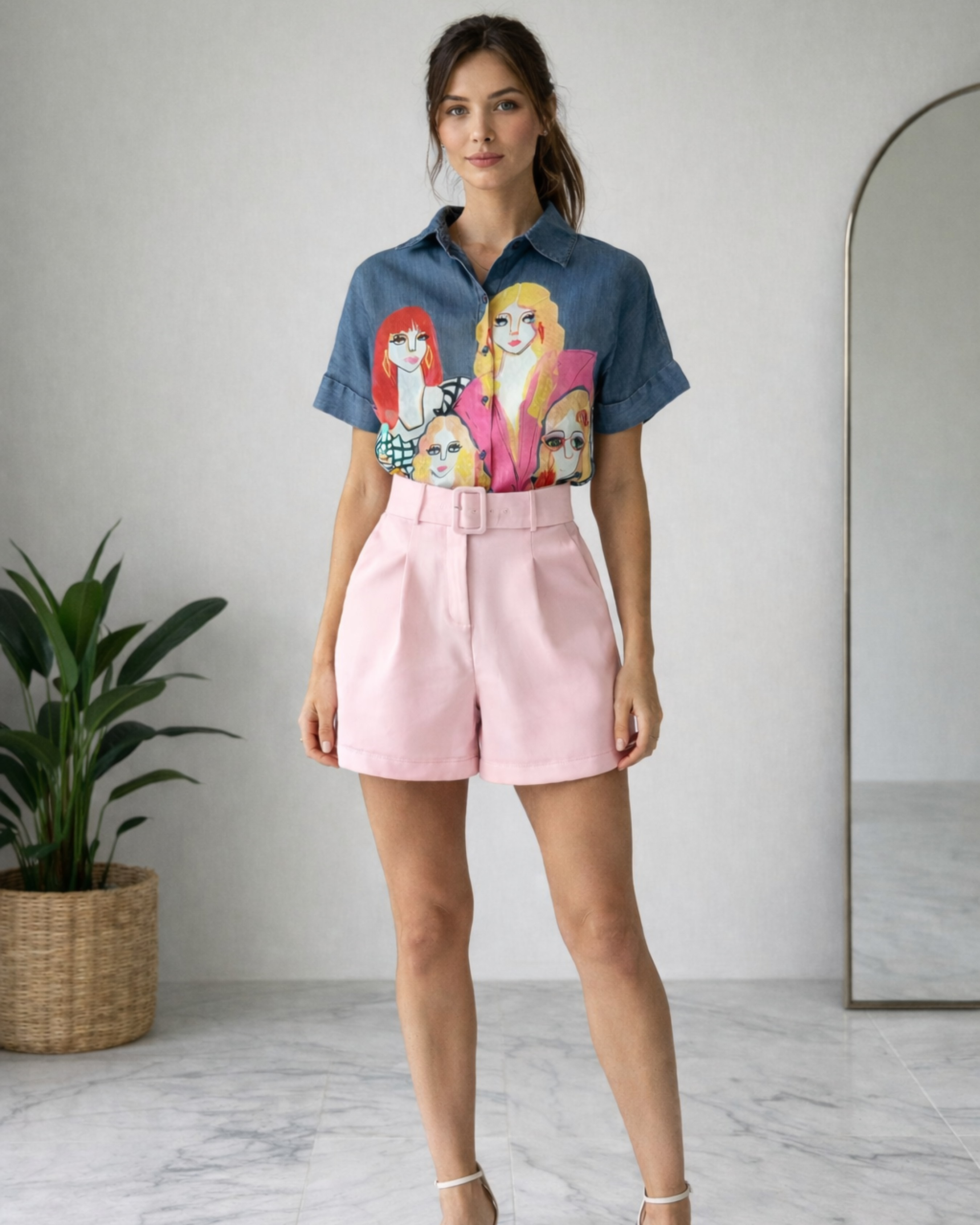 Short Baby Pink