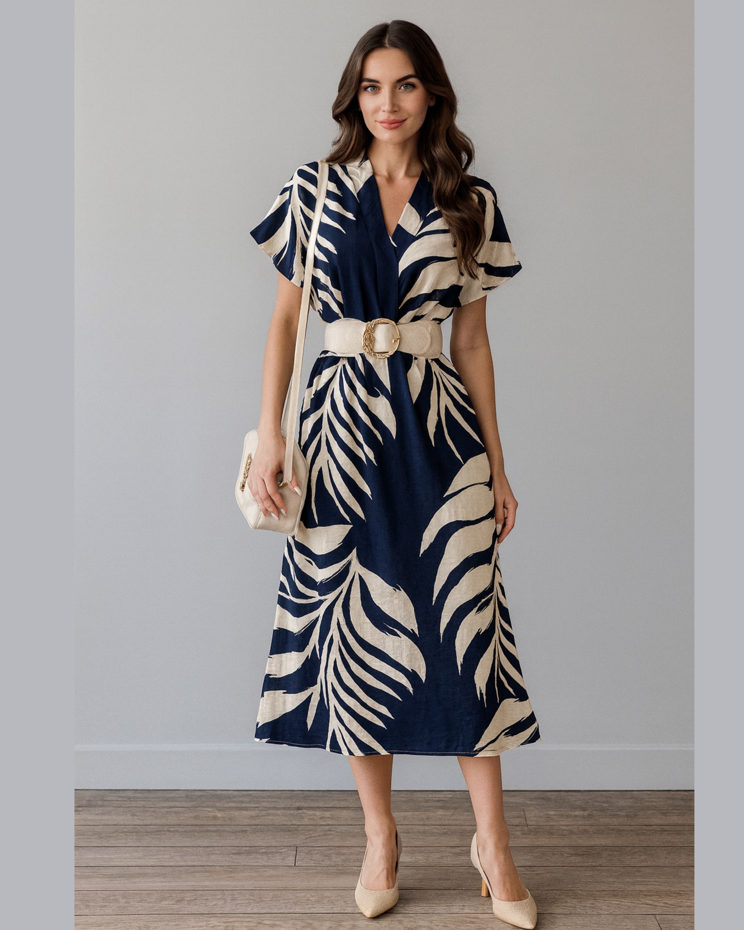 Vestido Palma Navy