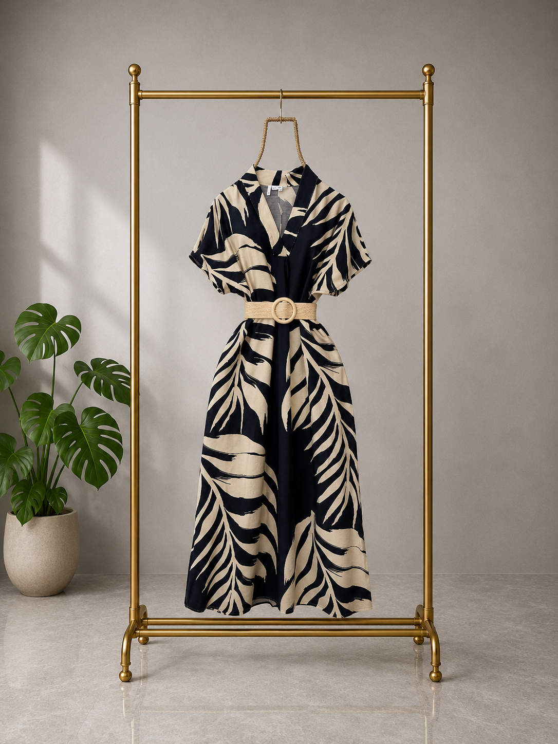Vestido Palma Noir