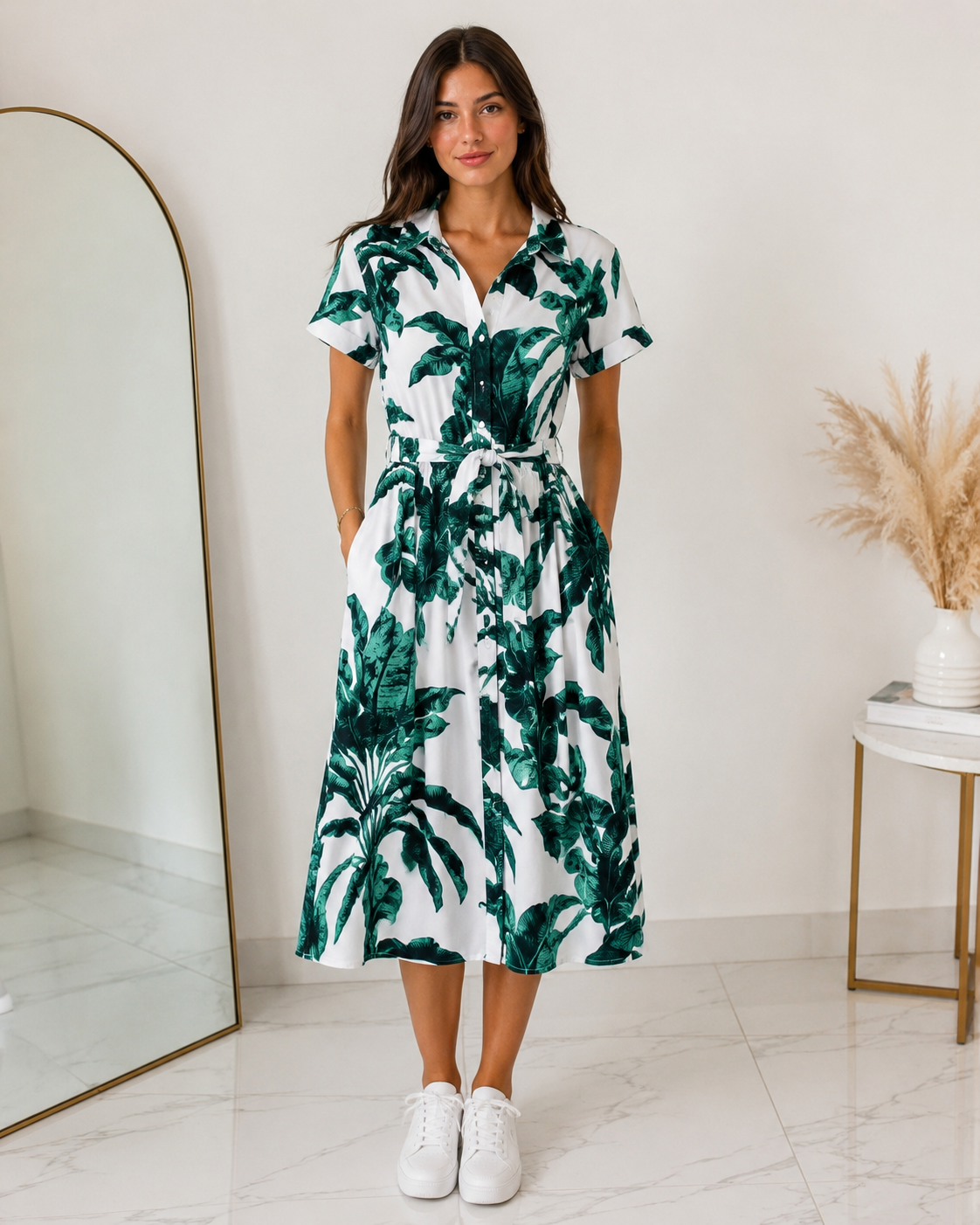 Vestido Palm Paradise