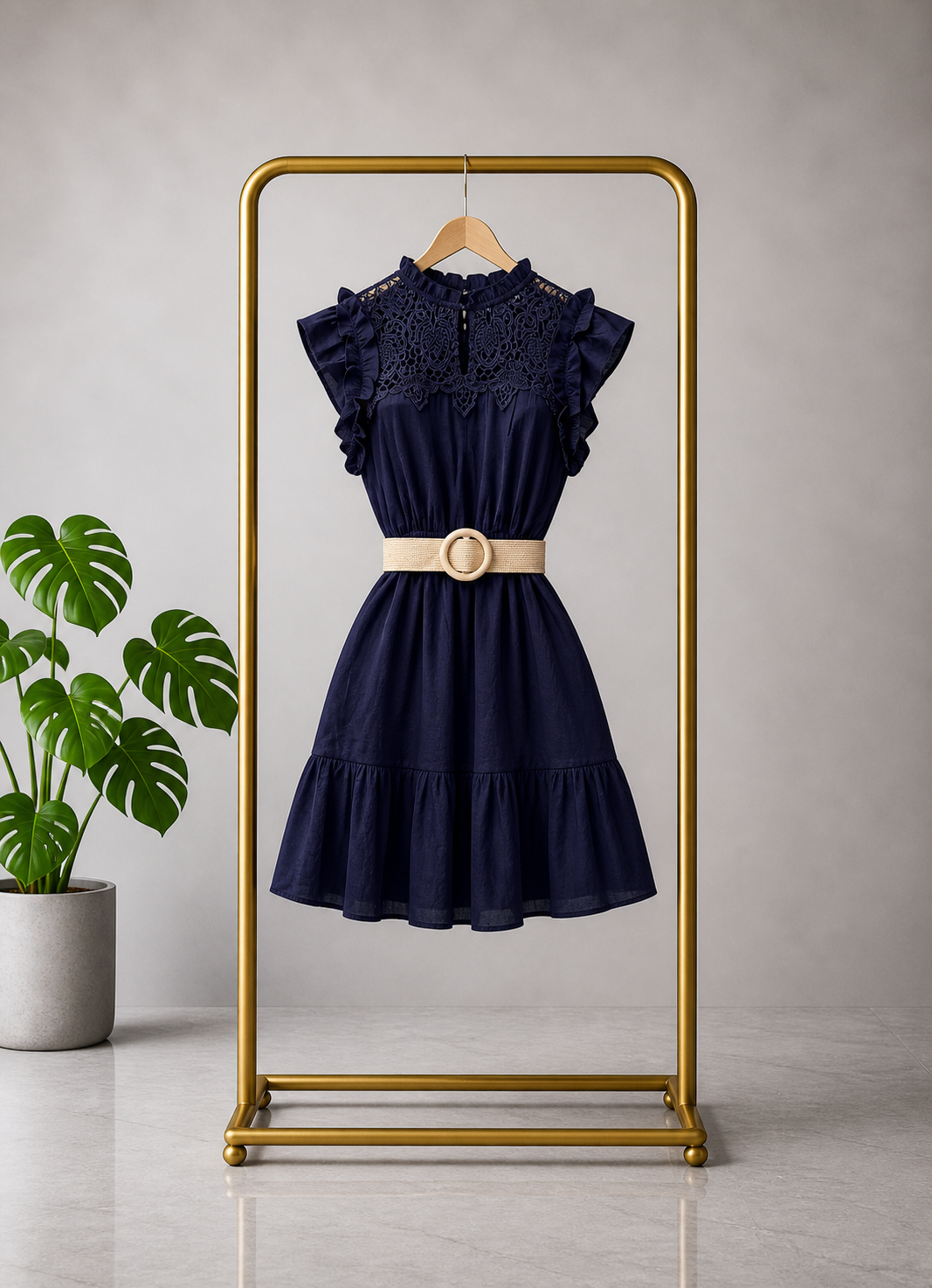 Vestido azul marino