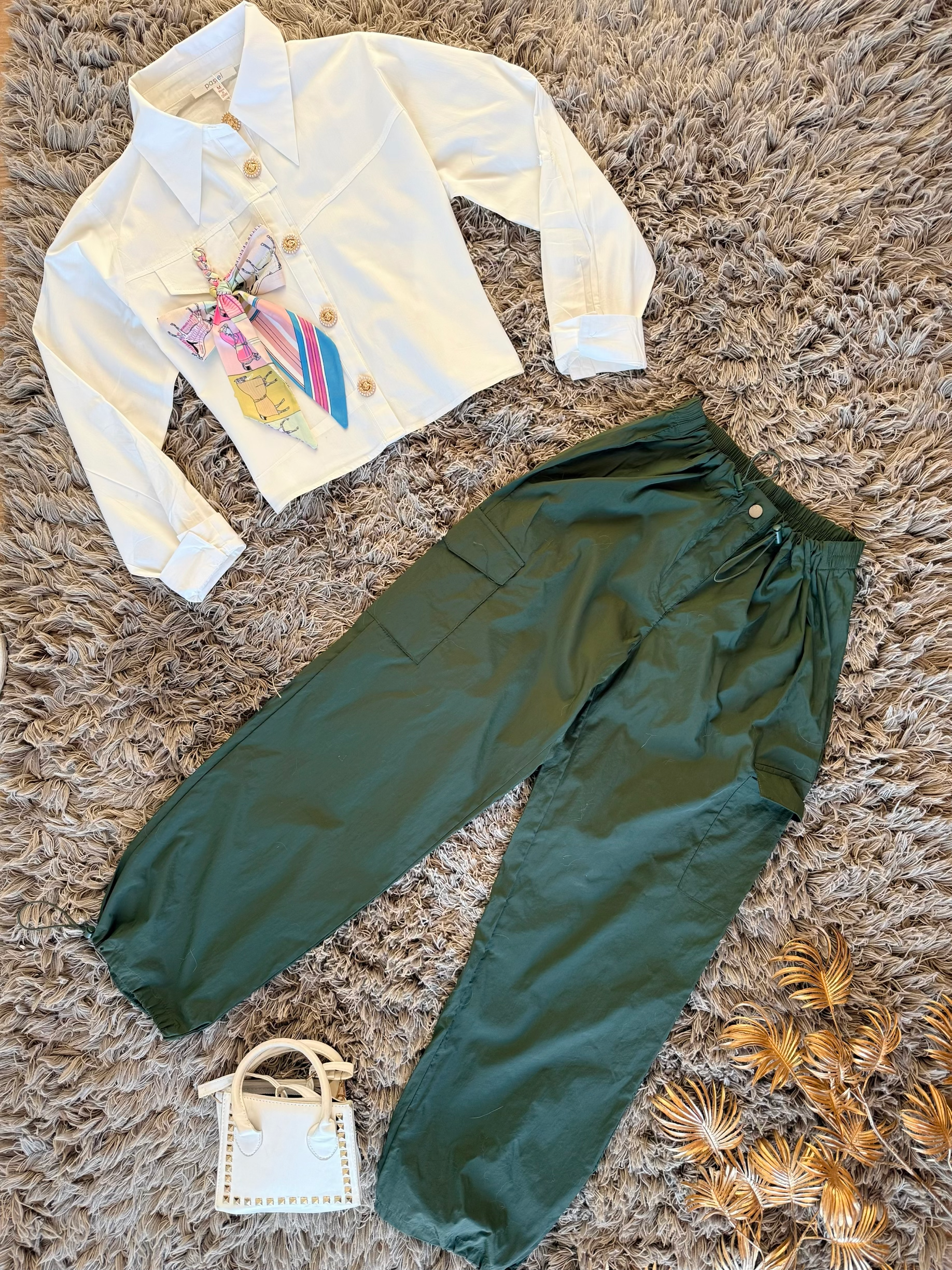 Camisa Blanca Moño