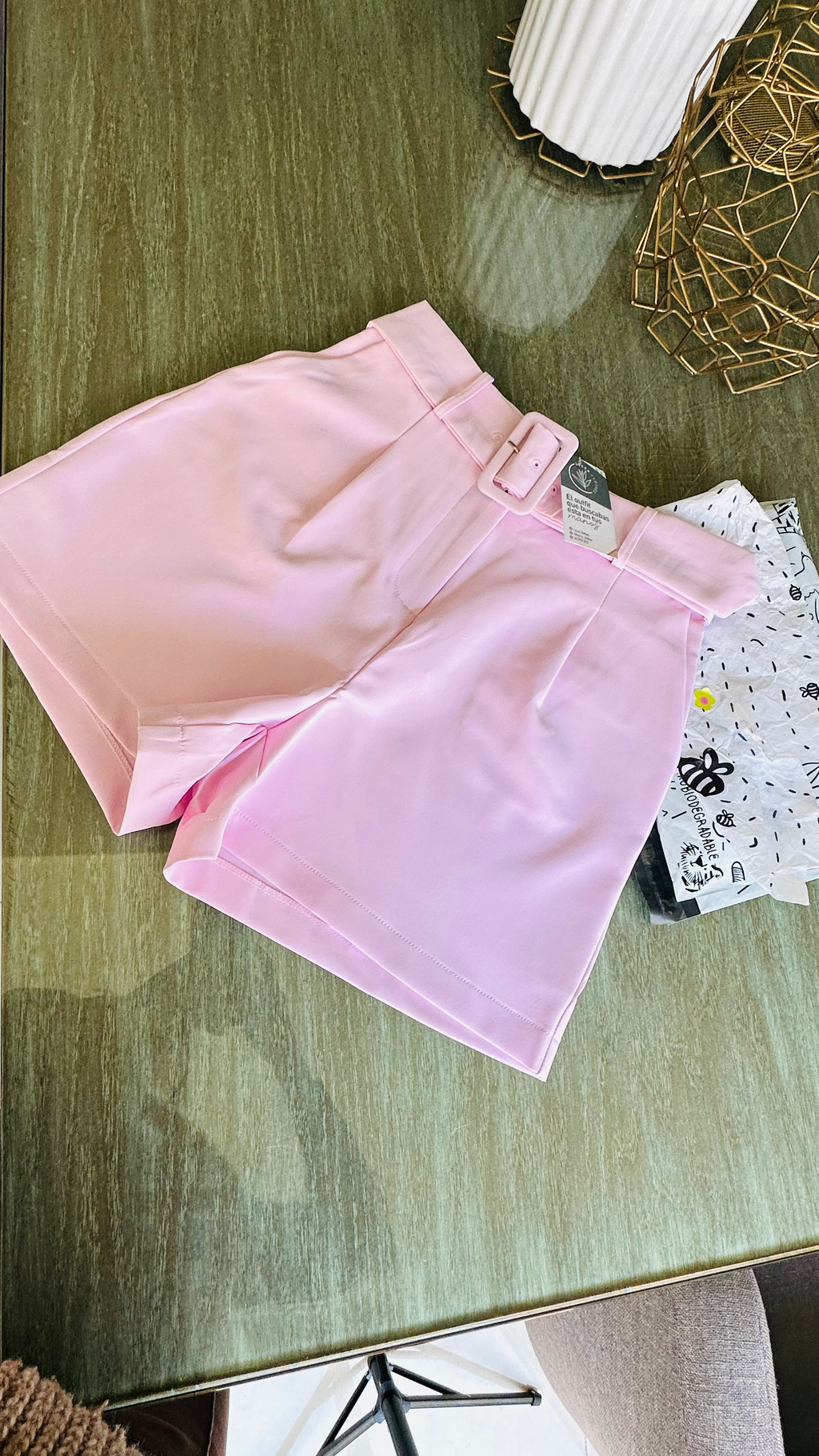 Short Baby Pink