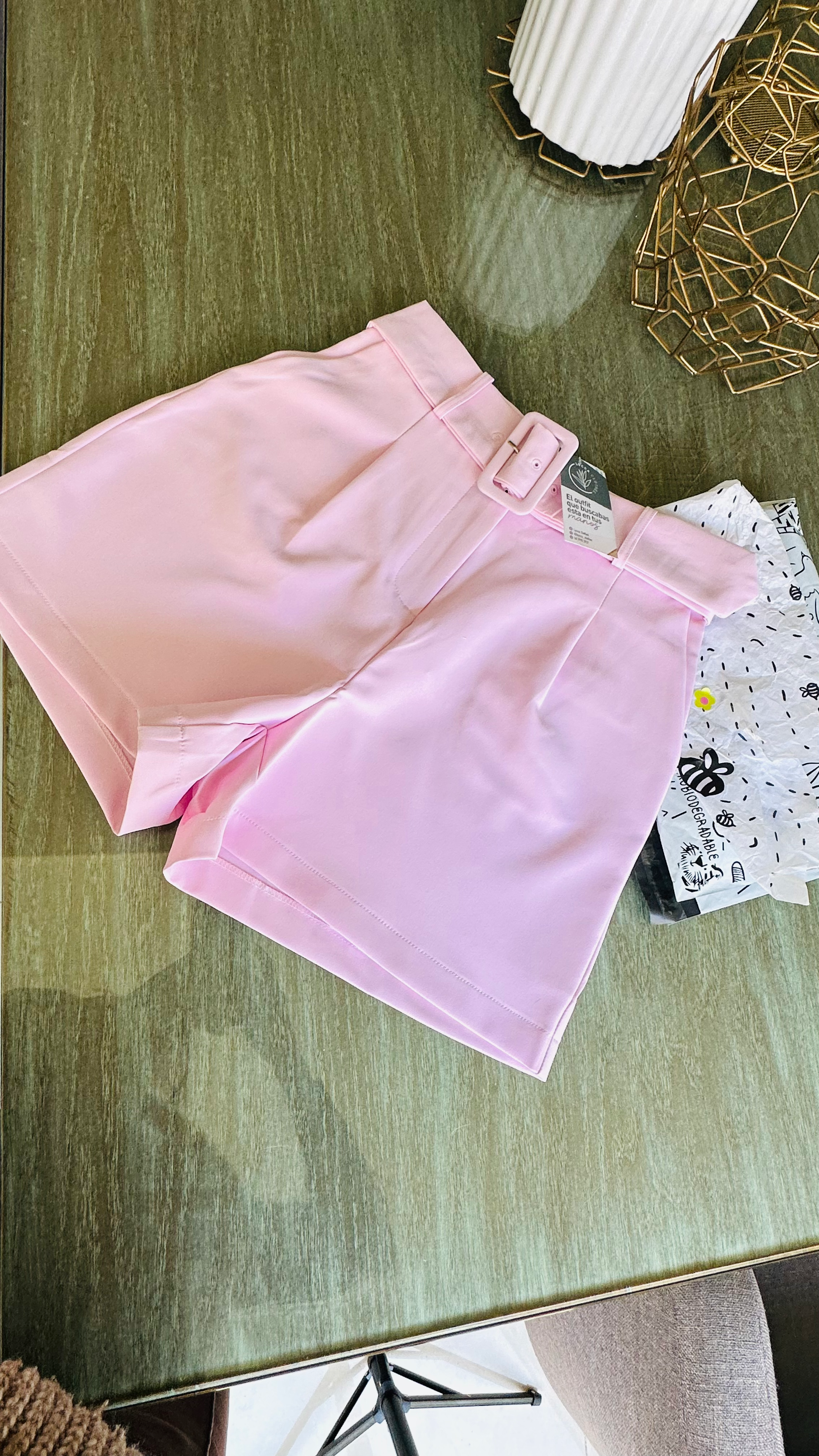 Short Baby Pink