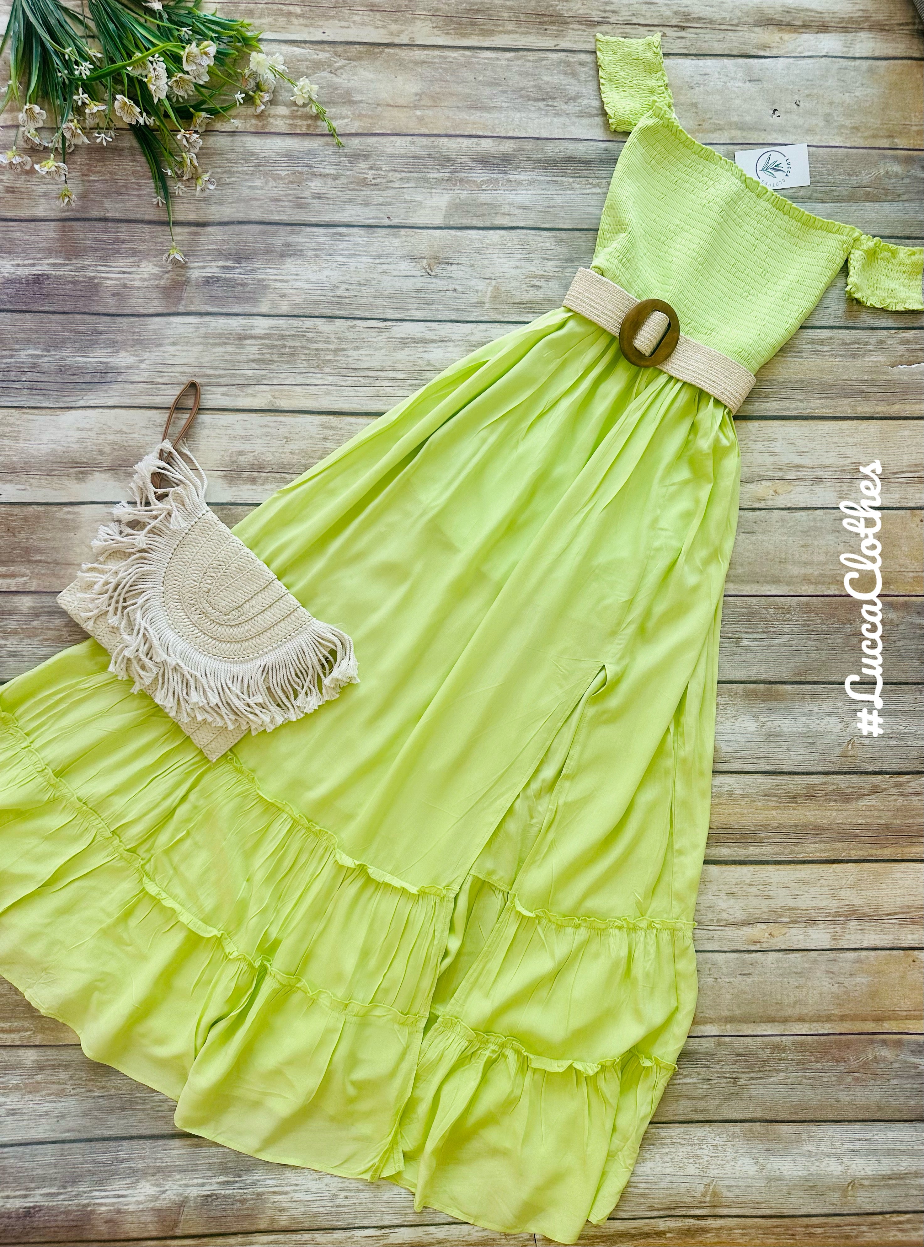 Vestido Lime Sunset