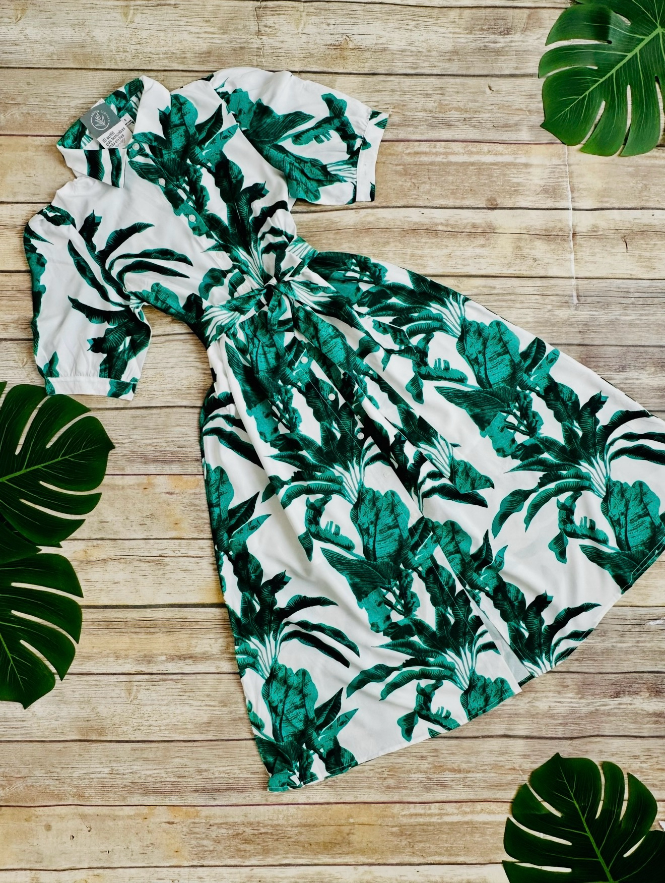 Vestido Palm Paradise