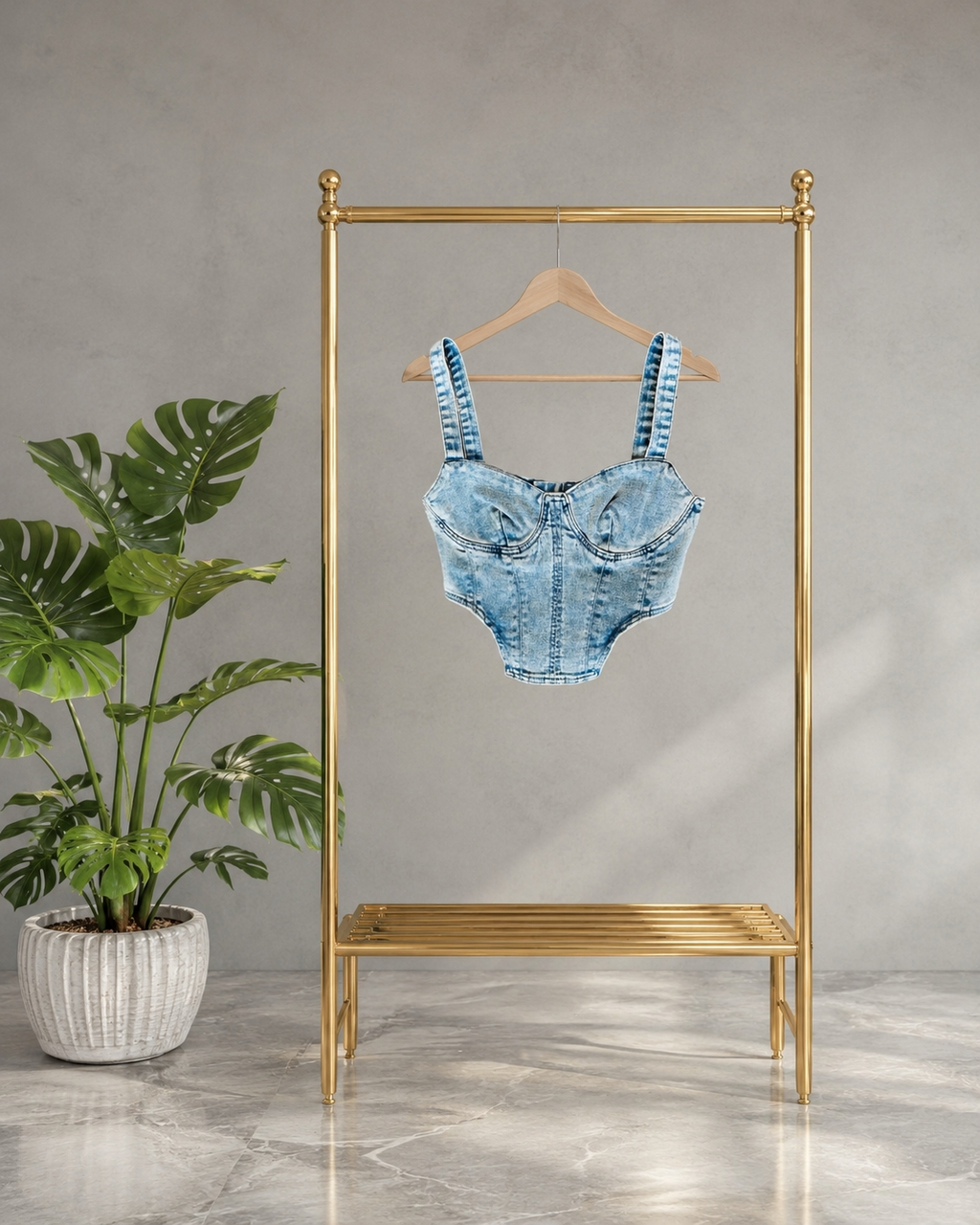 Top Denim Sky