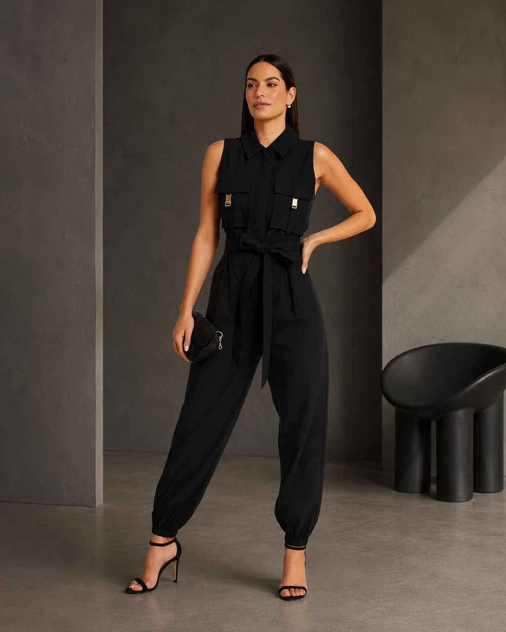 Jumpsuit Negro Alaia